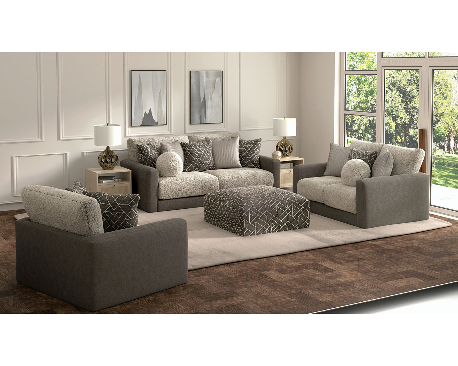 Reddington 96" Oversized Sofa (includes pillows) - Engineered for Life. Designed for Living.