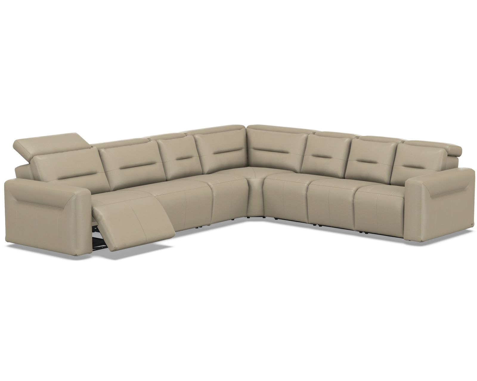 Hudson 3008 Power Headrest Power Reclining Sectional (standard and wide width) +140 leathers
