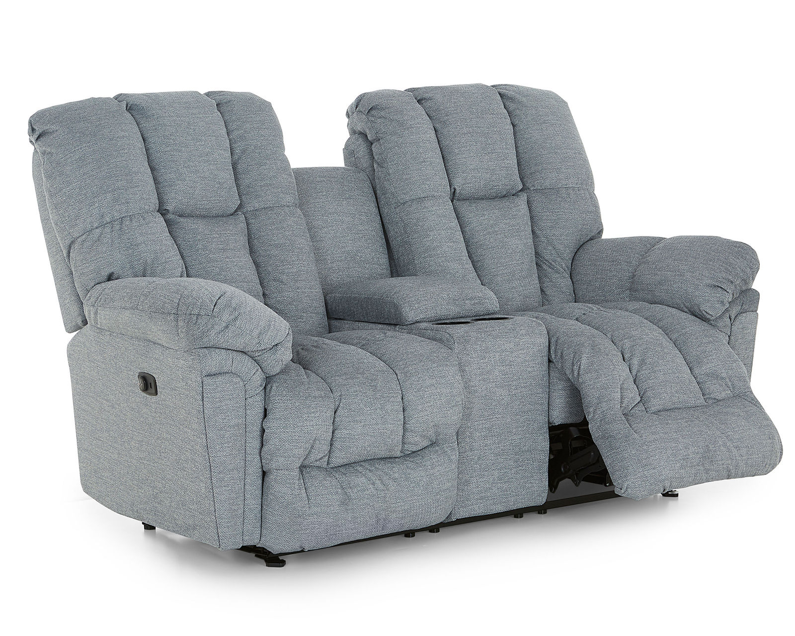 Lucas Double Reclining Sofa (+100 fabrics) 87" - Lucas Double Reclining Console Loveseat (Rocker Reclining Console Loveseat Availabled