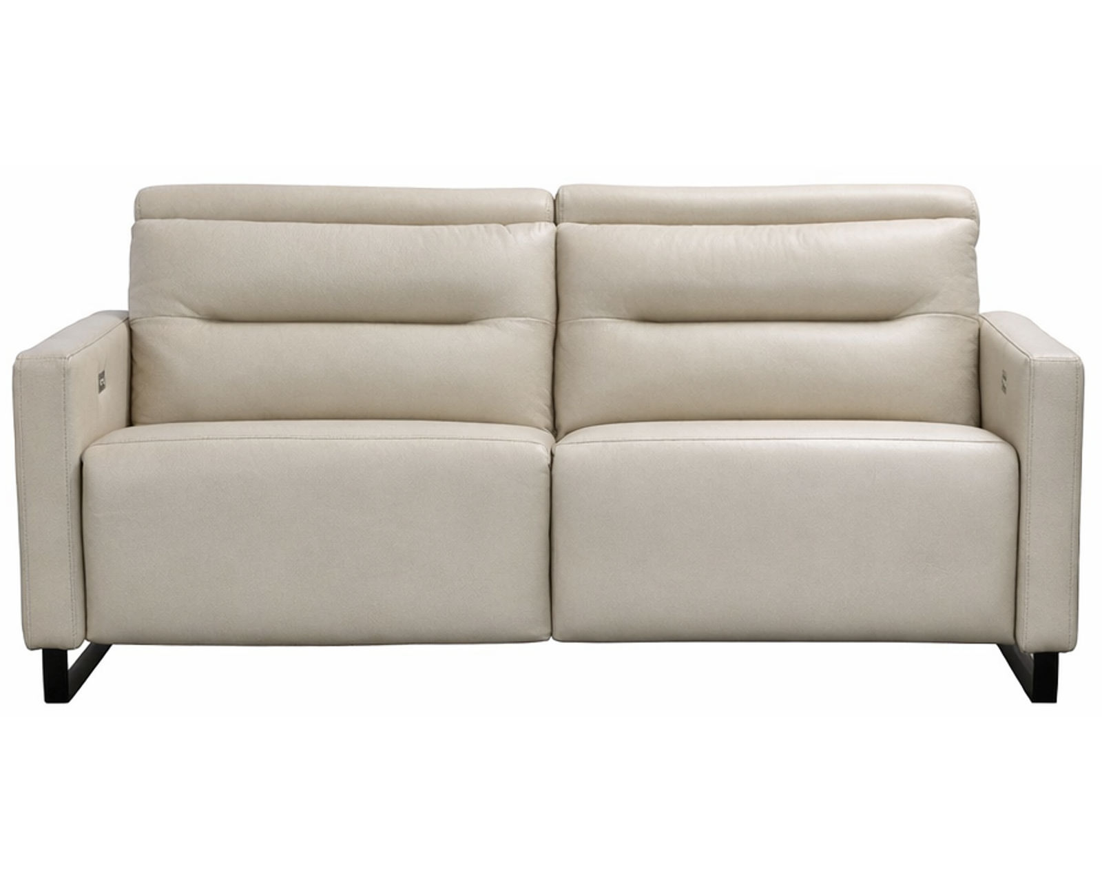 Cleo Dual Power Reclining Sofa — Available in Standard & Wide Cushions, 140+ Leather Options, and 74", 79", or 105" Widths - Cleo 74" Power Headrest Power Reclining Sofa (Wide Seat, 2 Cushions)