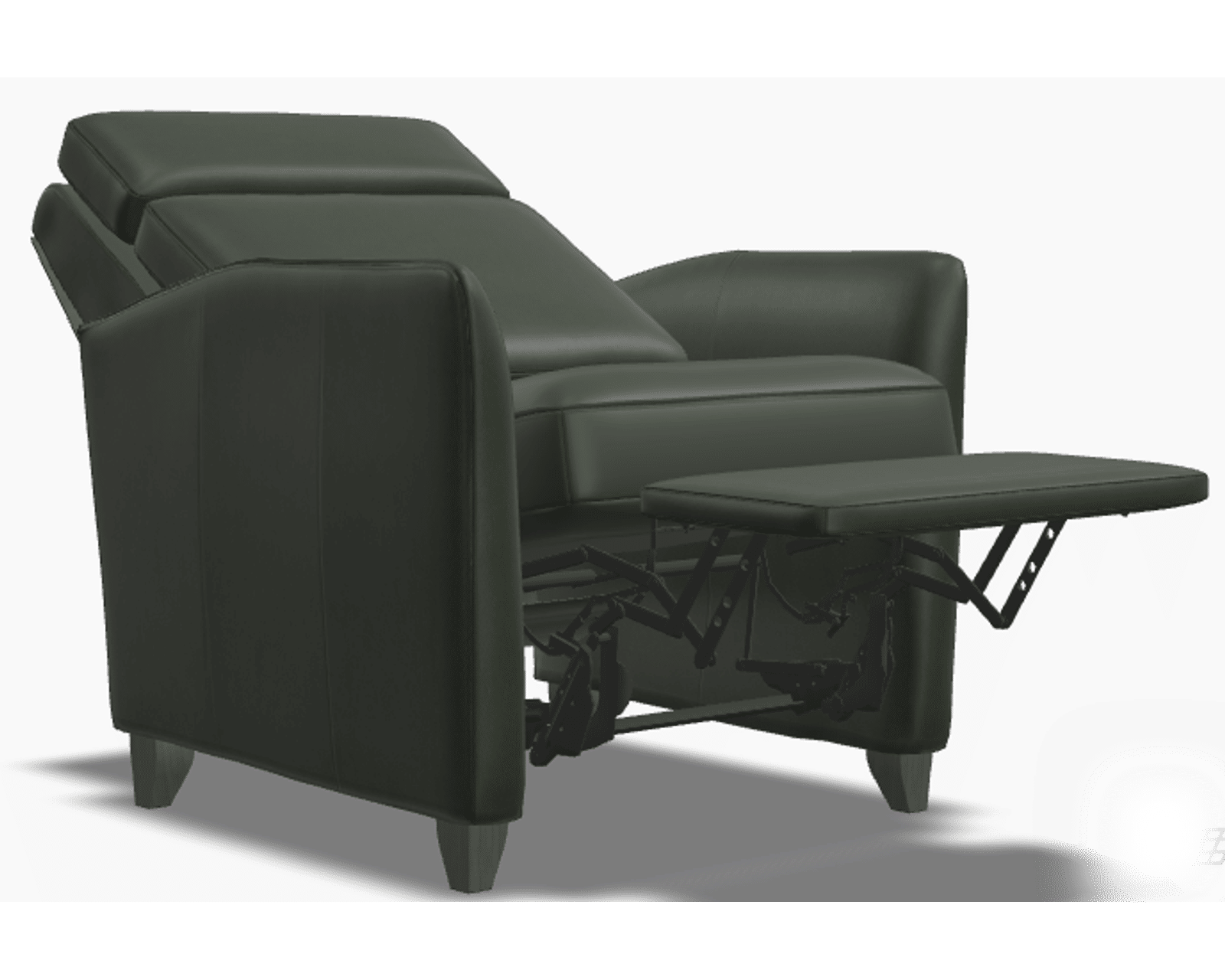 Soren 77172 Flared Arm Sofa (84") +100 leathers - Soren Pressback Recliner