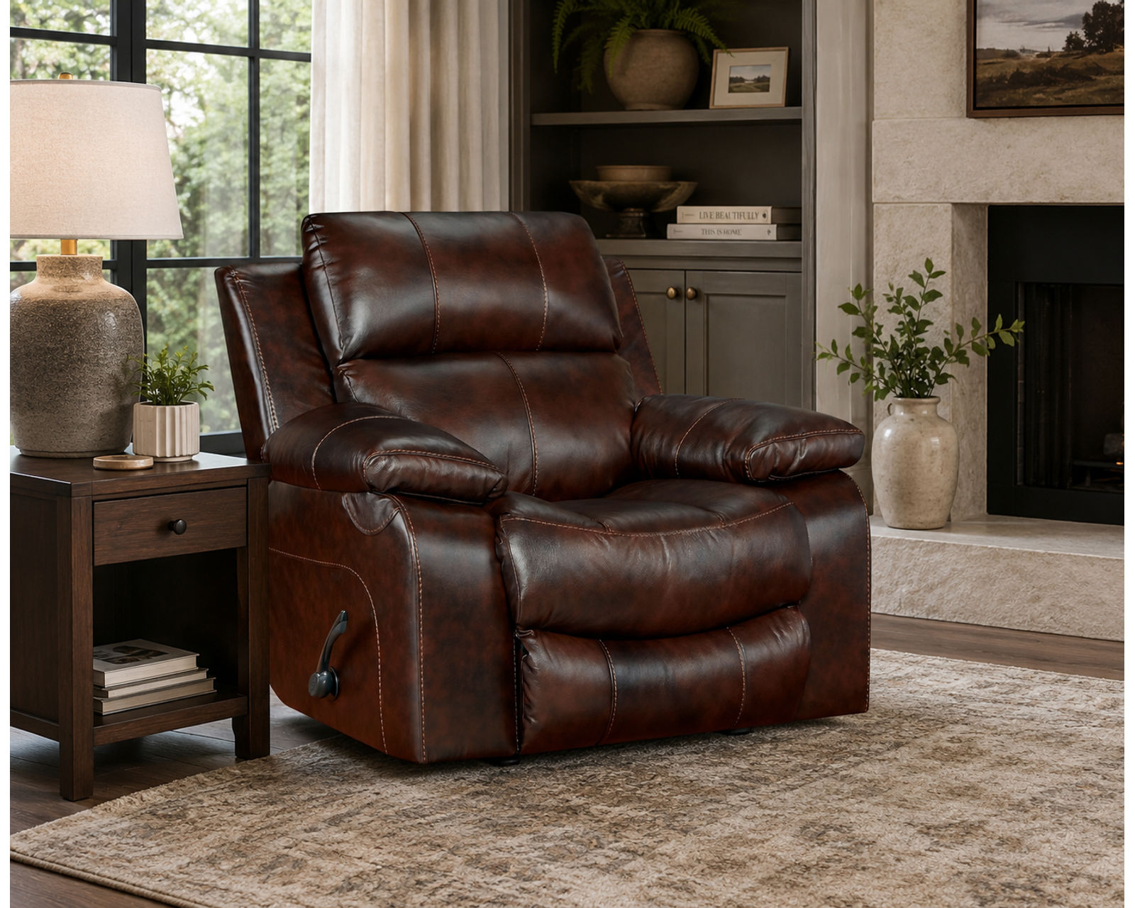 Positano Italian Leather 90" Double Reclining Sofa Italian Leather Luxury with European-Inspired Comfort - Comfort That Goes the Distance.