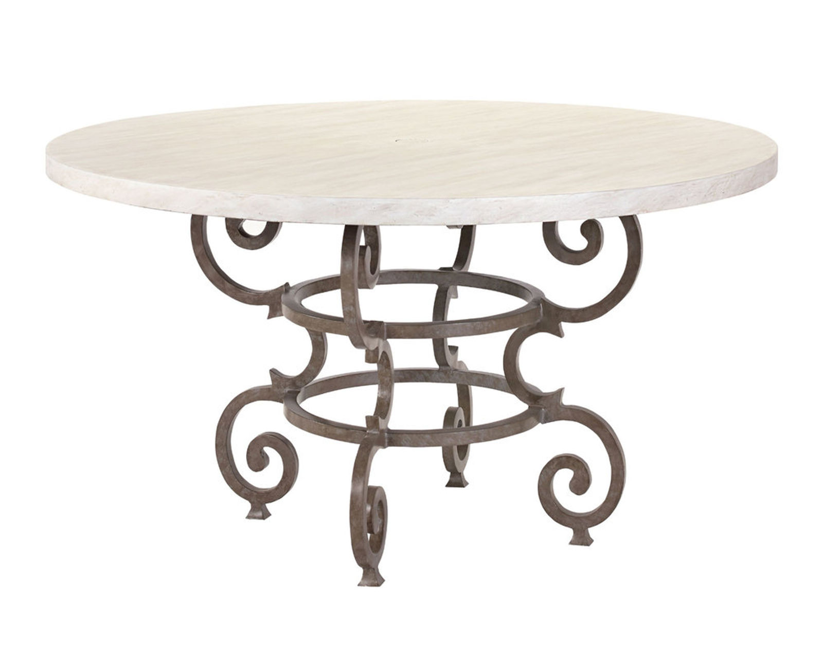 Hemingway 5 Piece Round Dining Set (Table & 4 Chairs) - Hemingway Florentine Round Dining Table