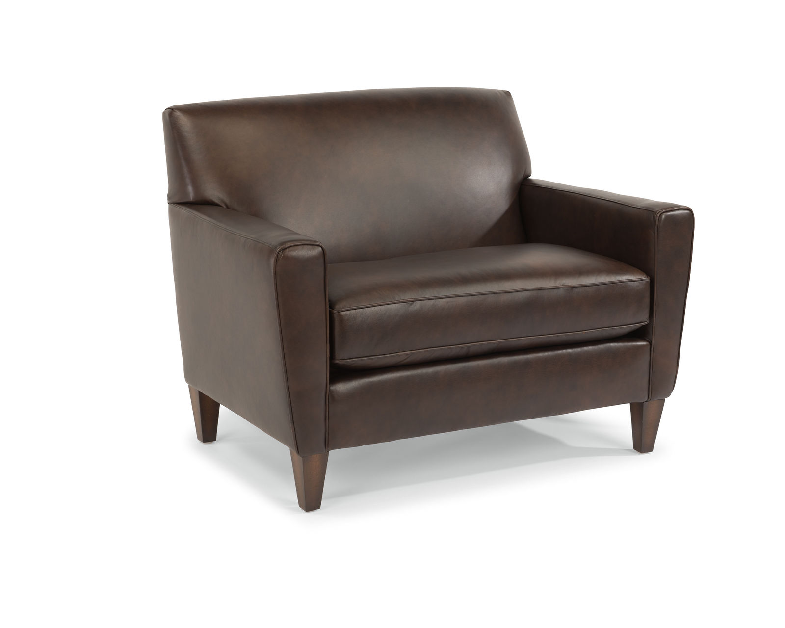 Digby Leather Stationary Chair (Leather choices) - Digby Chair and a Half