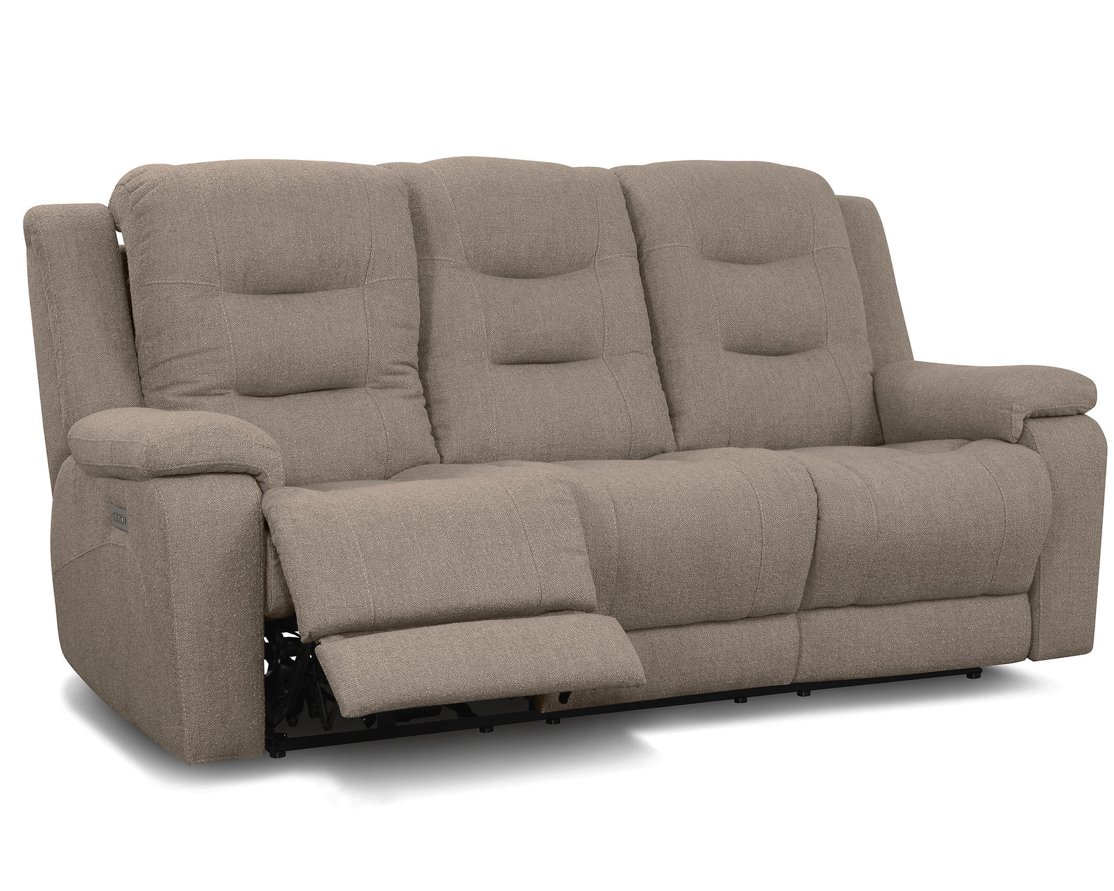 Leighton 41063 Power Headrest Power Reclining Sofa (86") +50 fabrics - Deep bucket seats and customizable three-motor power allow for the ultimate in relaxation