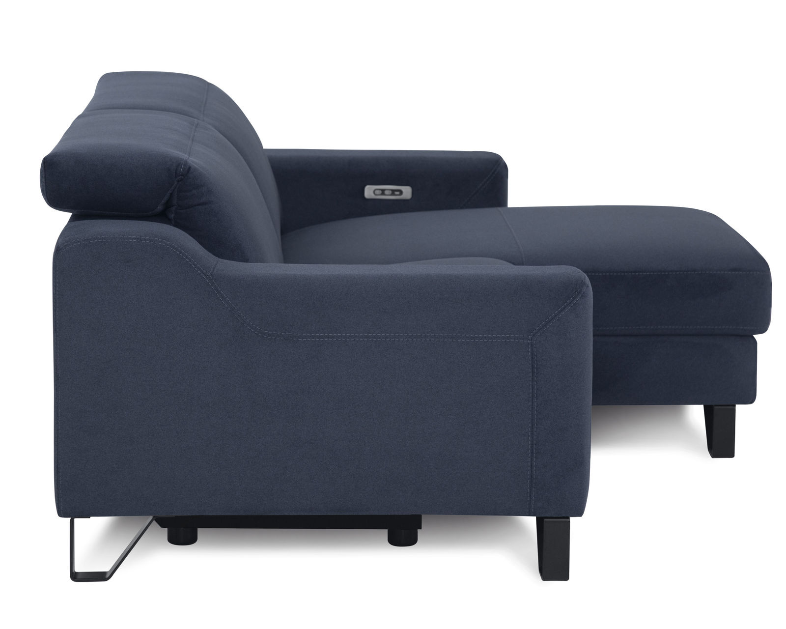 Tabor 44003 Power Headrest Power Reclining Chaise Sectional (+50 fabrics) - Layout A: Two Piece Reclining Chaise Sectional 84" x 61"