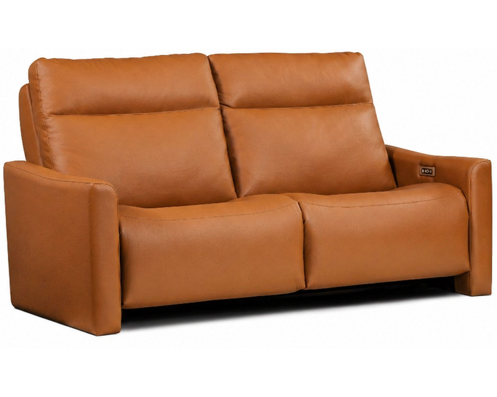 Kirk Dual Power Reclining Sofa — Available in Standard & Wide Cushions, 140+ Leather Options, and 76", 79", or 108" Widths