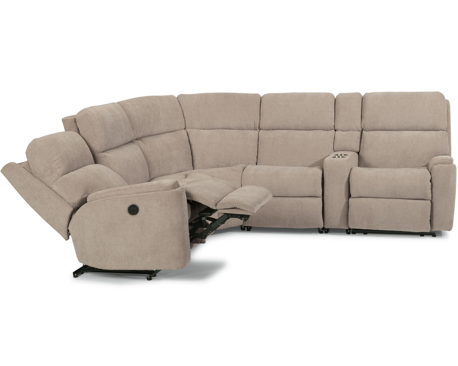 Rio Reclining Sectional (Colors Available) - Sectional Layout A