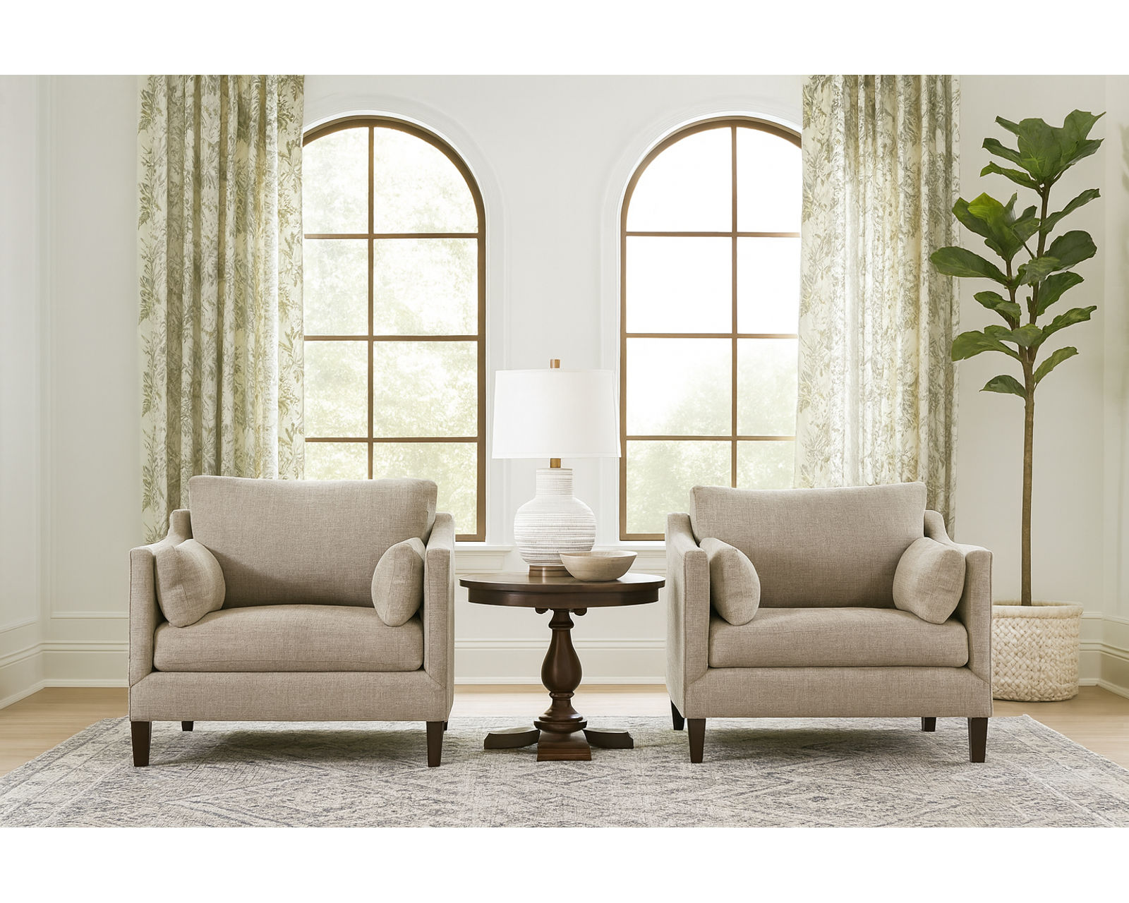 Liam 81" Sofa (+69 fabrics) - Liam Accent Chair