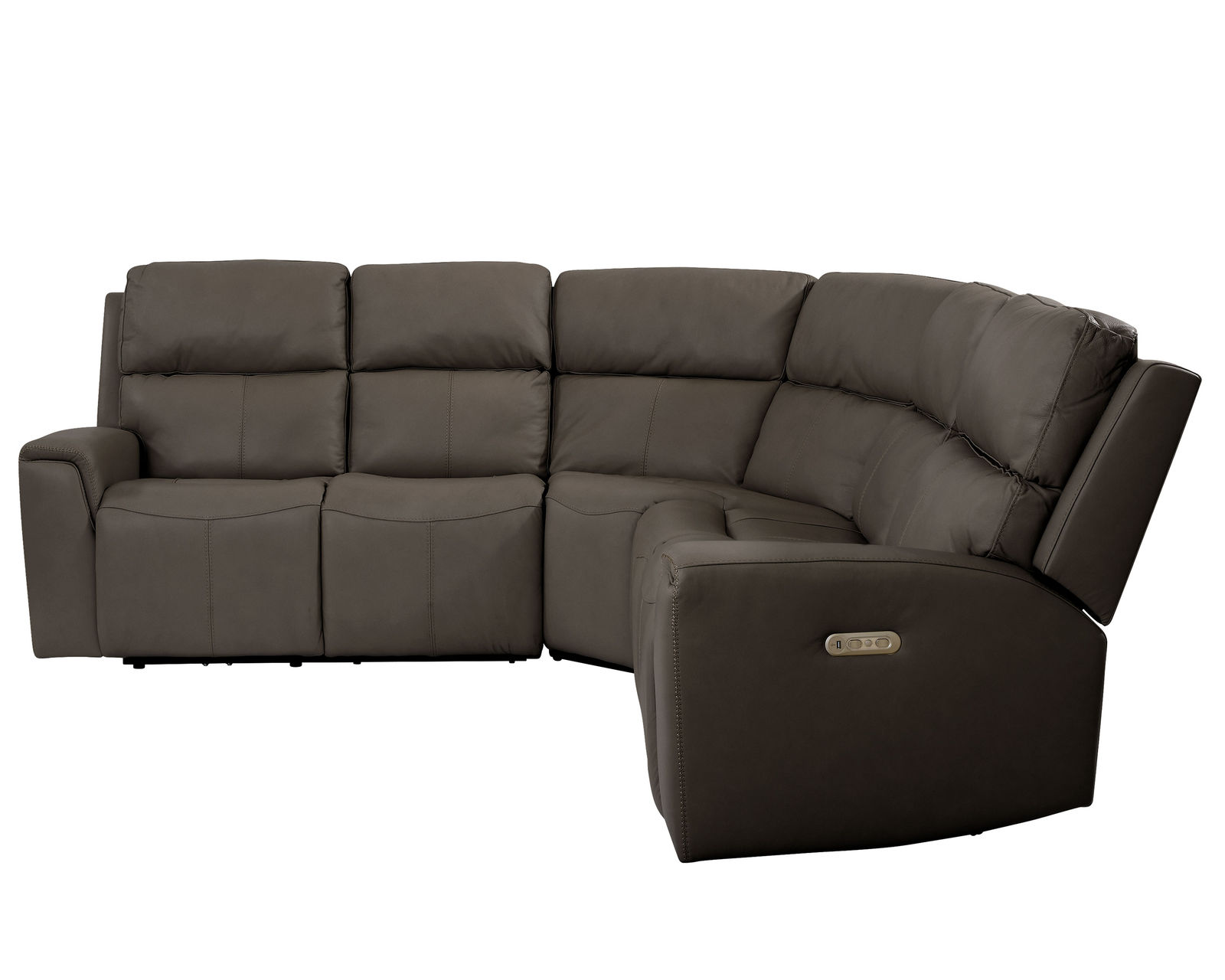 Jarvis Leather Power Reclining Sectional with Power Headrest (009-70) ZERO GRAVITY - In stock