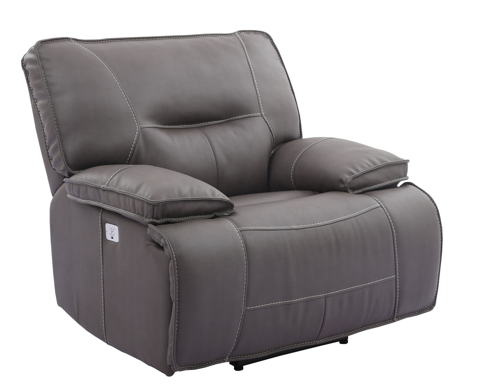 Spartacus Power Headrest Power Recliner Haze (Leather like fabric) In stock - Fast shipping