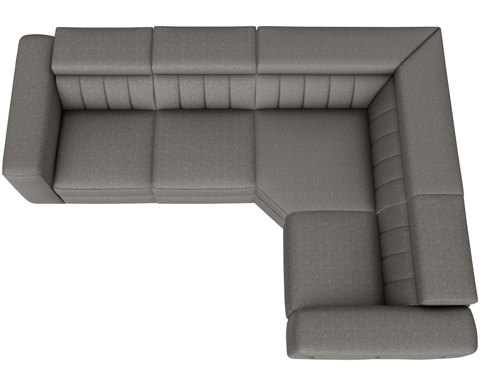 Forza X790 Stationary Sectional (+40 fabrics) - Layout J: Four Piece Sectional 126" x 92"