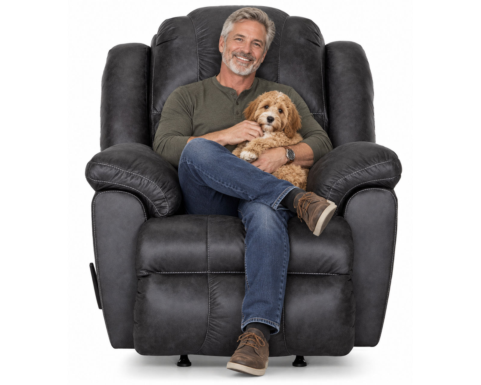 Castello 92" Reclining Sofa (A Best-Selling Favorite. Plush Comfort with a Distinctive Crowned Design) - Built for Motion. Designed for Life.