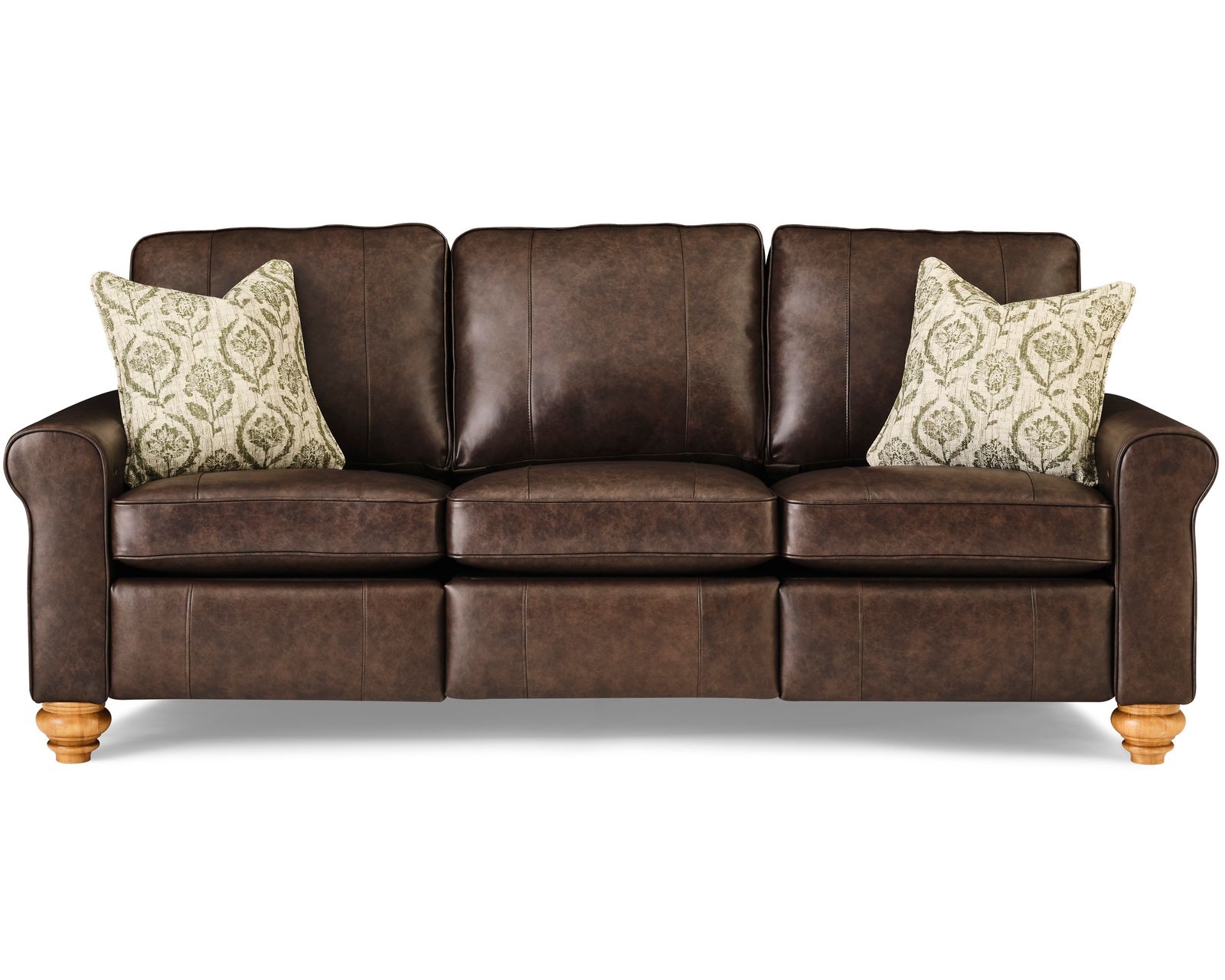 Weston 88" Leather Power Incliner Sofa (+40 leathers) - American Crafted. Built for a Lifetime of Comfort.