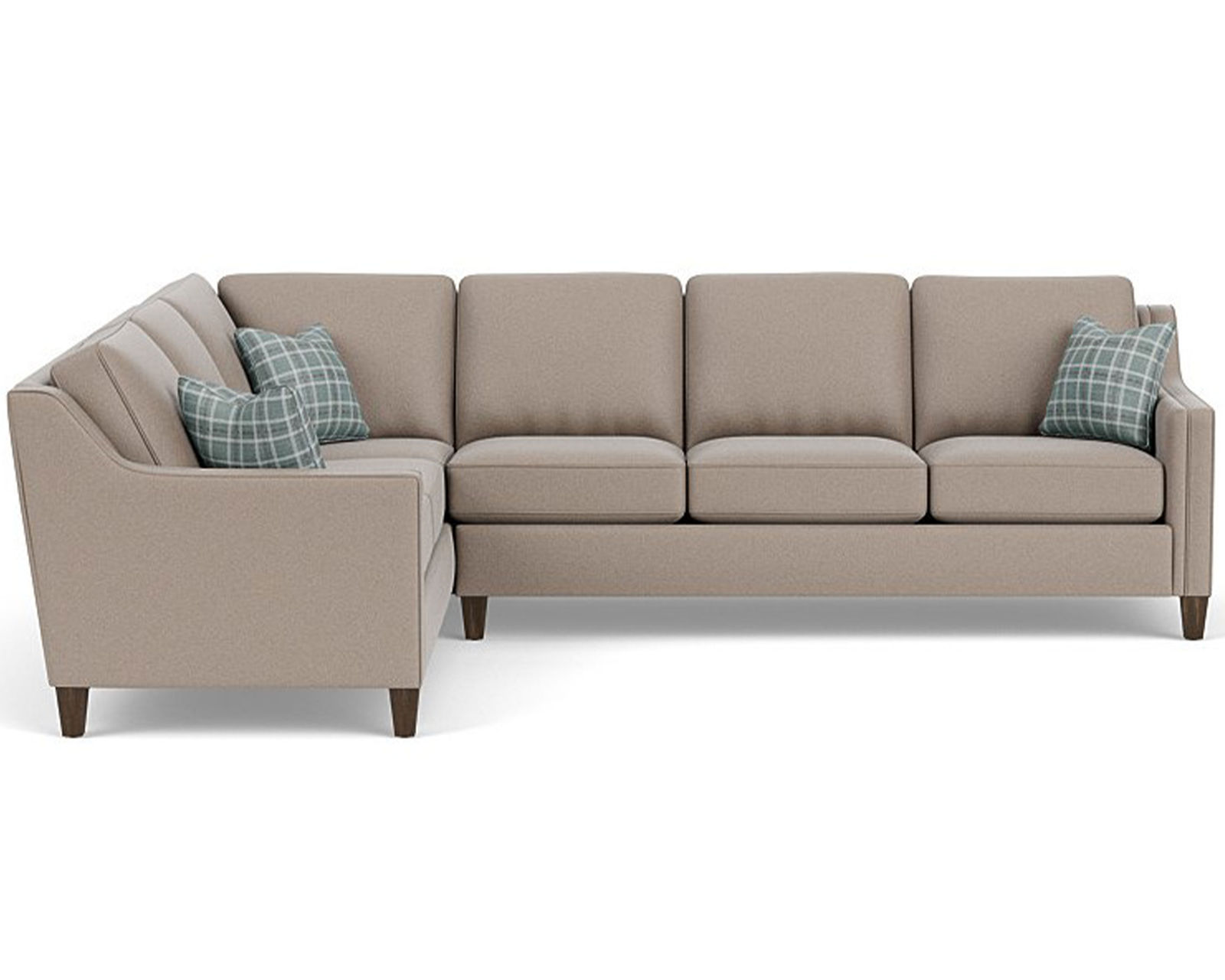 Finley 5010 Sectional (+100 fabrics) - Sectional Layout C: Lifetime Warranty on internal structures