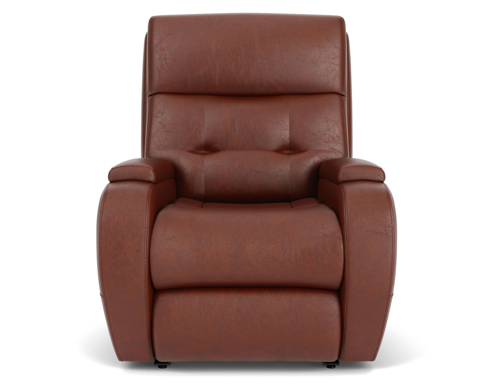 Strait Zero Gravity Leather Power Recliner with Power Headrest (Colors Available) - Home button returns the headrest and footrest support to their original positions 