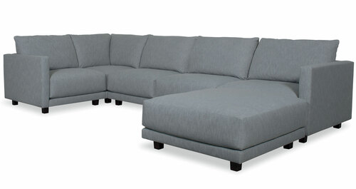 Layout A: Six Piece Sectional 76.5" x 167.5"