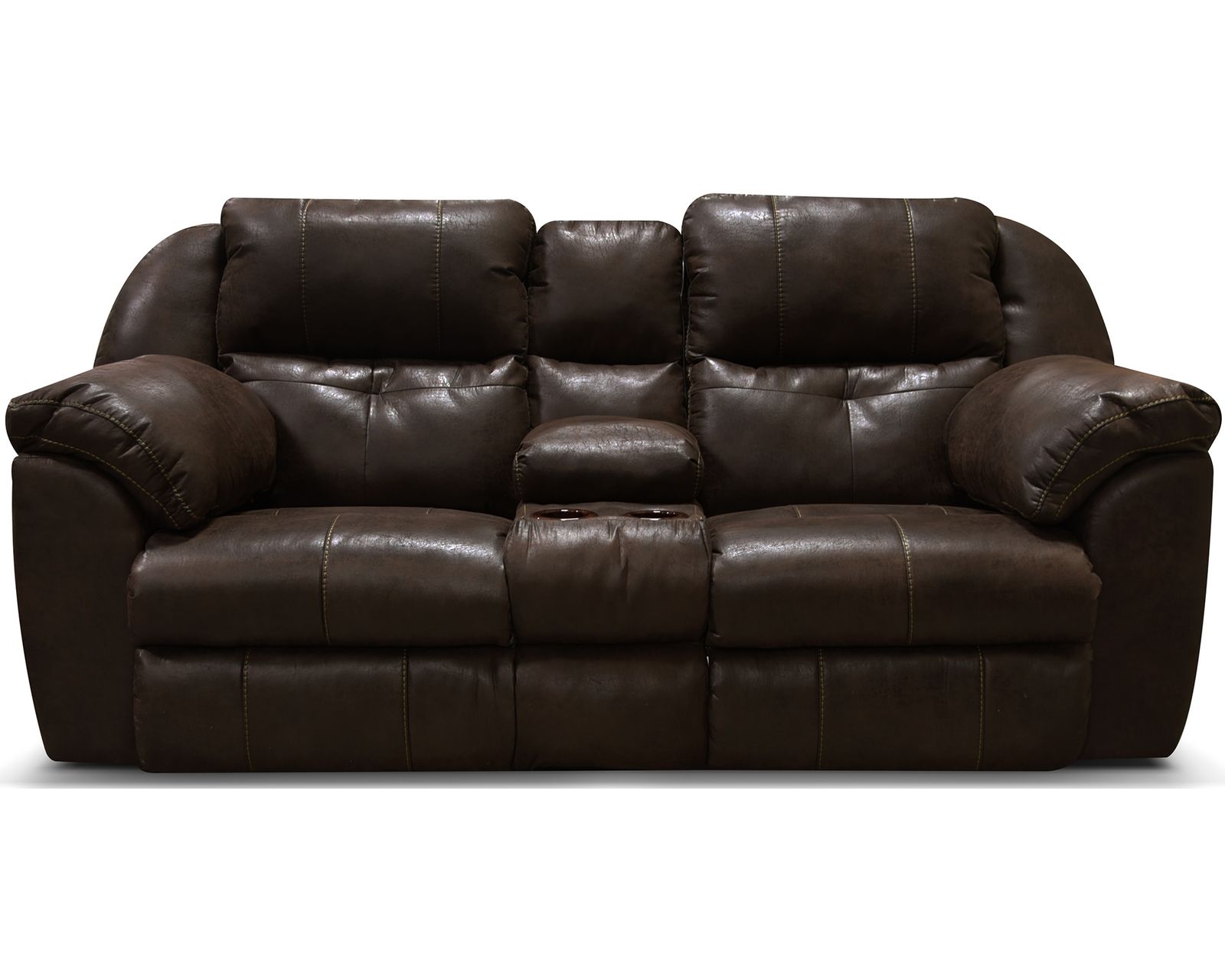 Benjamin EZ6D Power Headrest Power Reclining Sofa (89") +100 Standard and Performance Fabrics - Benjamin 81" Double Power Reclining Console Loveseat