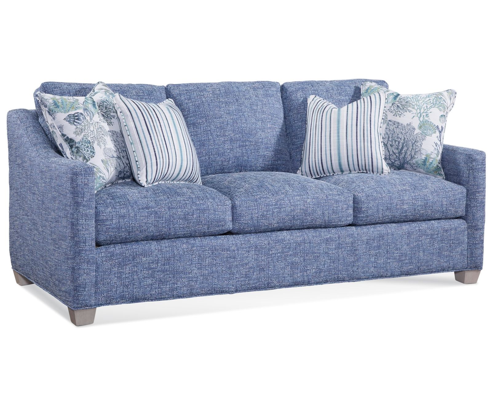 Oliver 81" Stationary Sofa (+69 fabrics) - Oliver 81" Sofa (Three cushions)