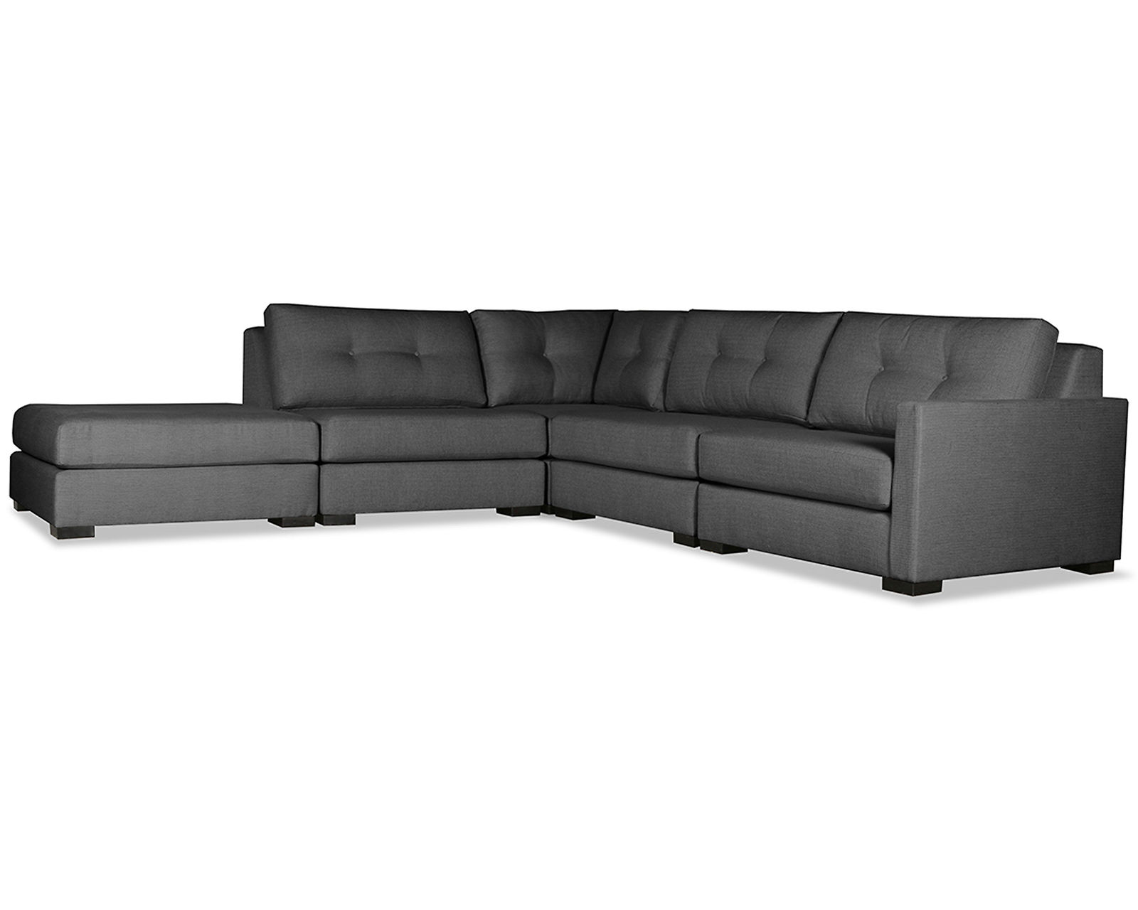 Chester Buttoned 5 Pieces Modular Sectional (3 Colors Available)