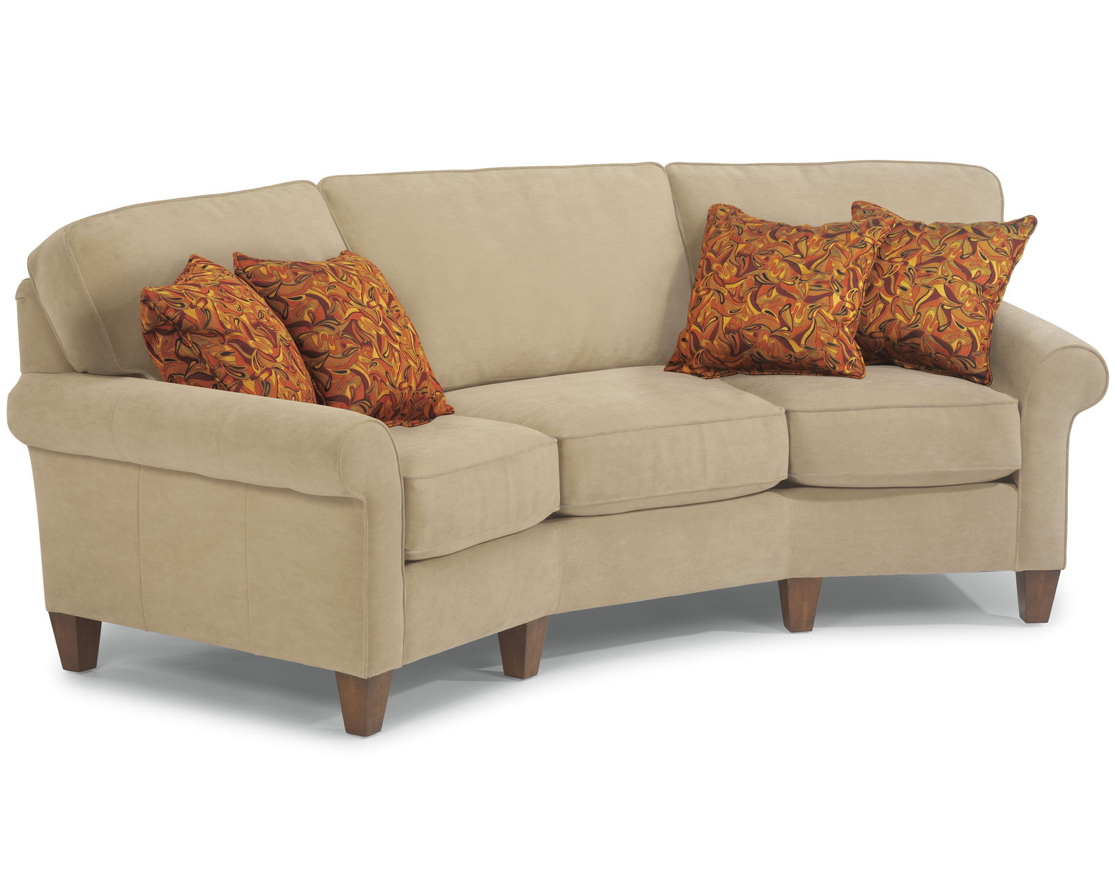 Westside 5979 Curved Conversation Sofa (100+ fabrics) 101" - We rigorously test every product for lifelong comfort.