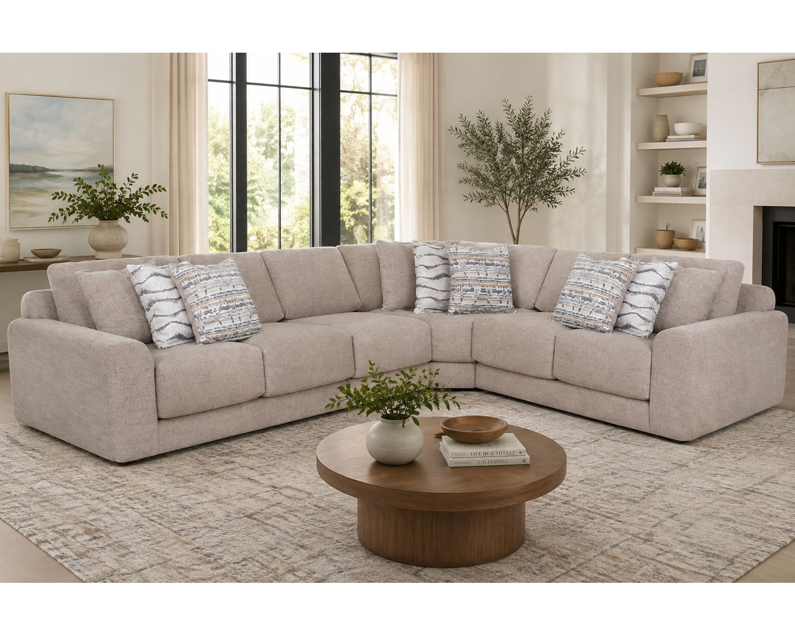 Havana 830 Modular Sectional (Modern Comfort Flexible Design) - Love the Designer Look. Love the Franklin Price.