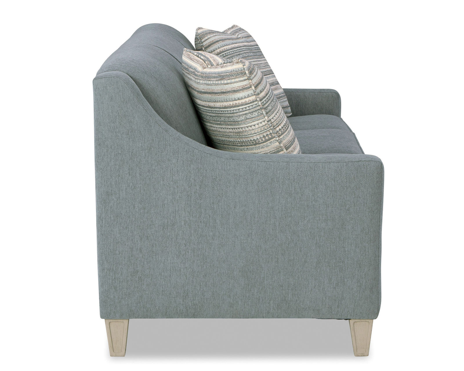 Edgewood 7409 Sofa 74" (+100 performance fabrics) - 10 leg wood finishes available