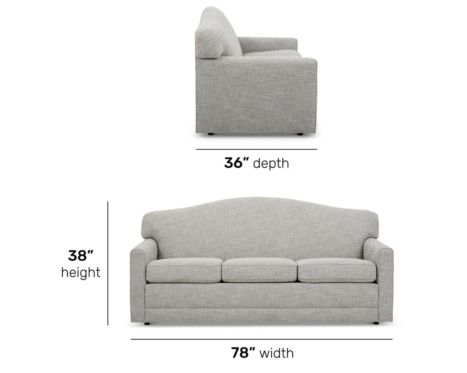 Aggie 78" Sofa (+90 fabrics)