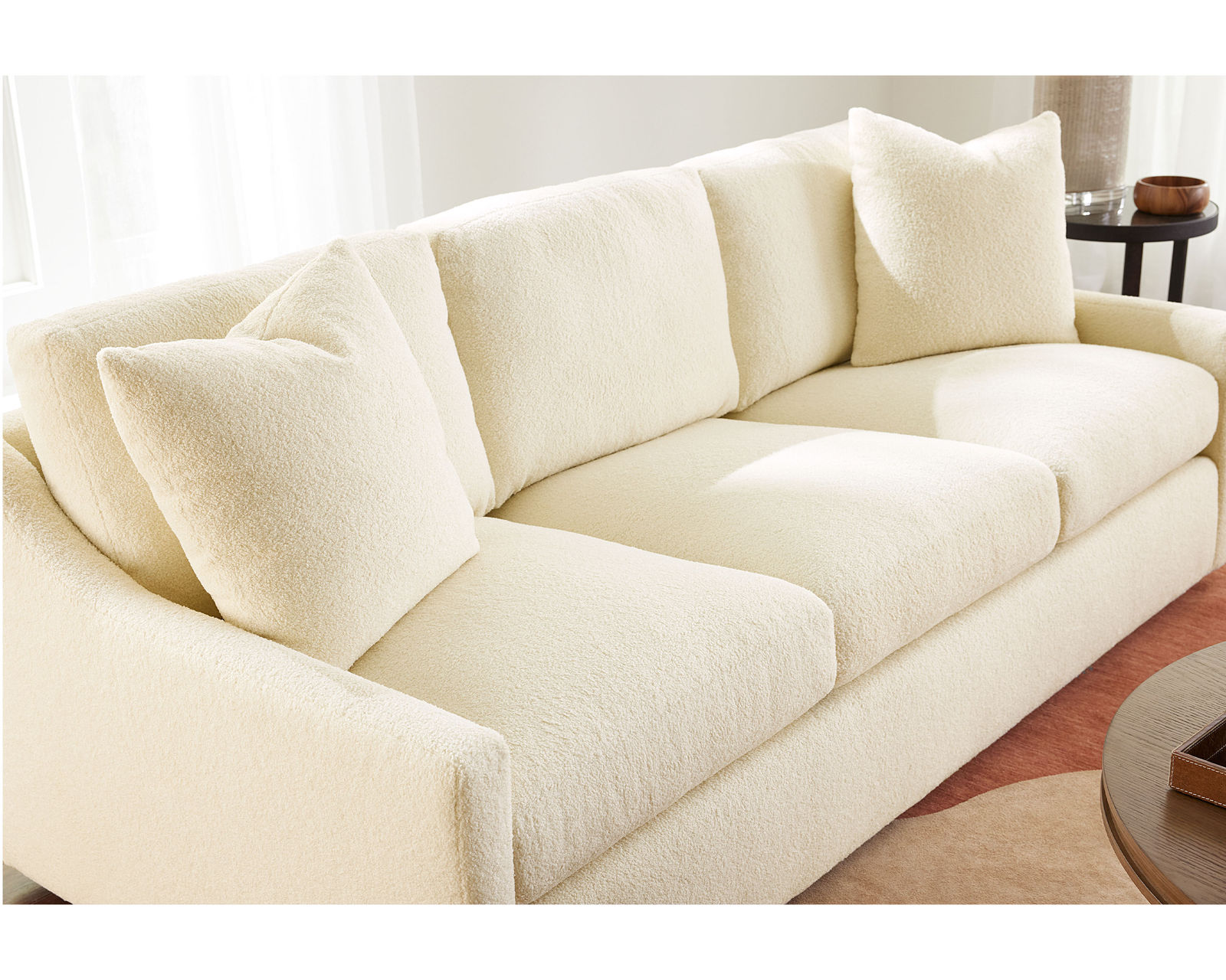 Sky 5510 Sofa (hypoallergenic down-like cushion) +100 fabrics (83") - Sky Sofa