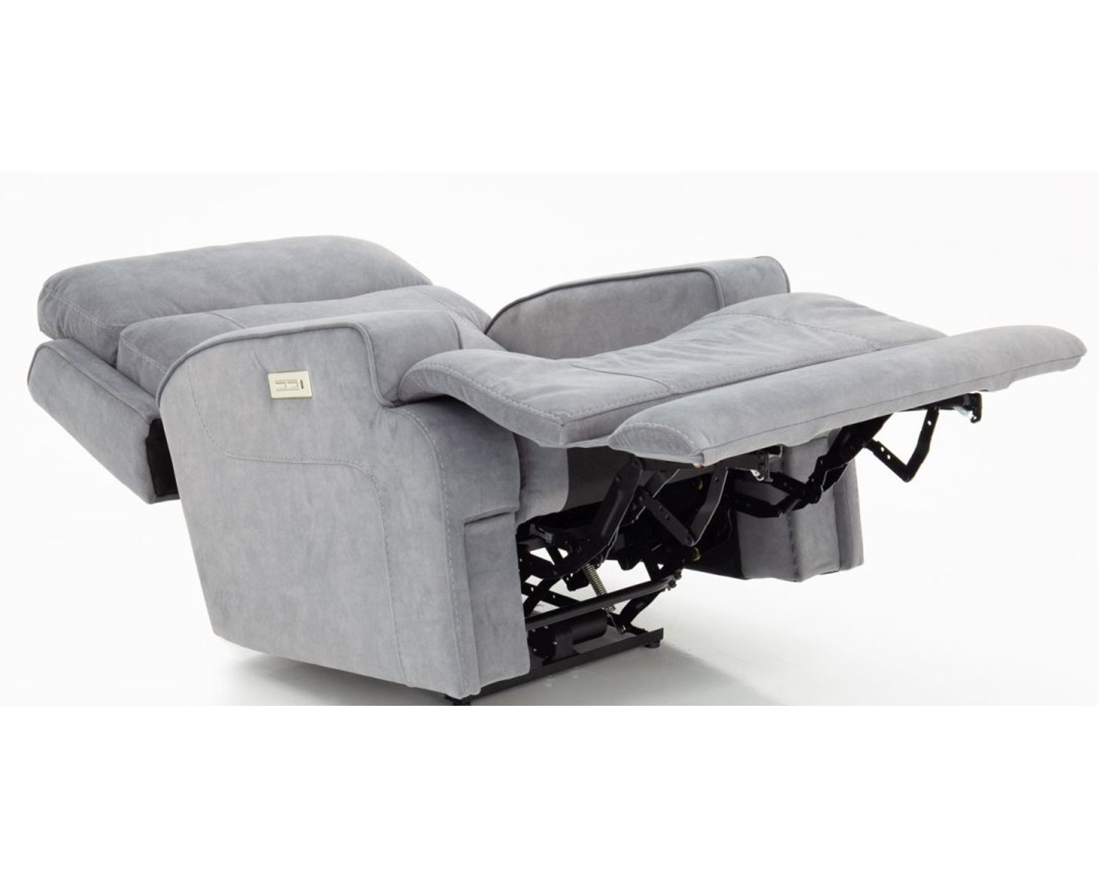 Ashbee 89" Zero Gravity Sofa w/Power Recline, Power Head Rests & 3" Footrest Extension (Dolphin) In stock
