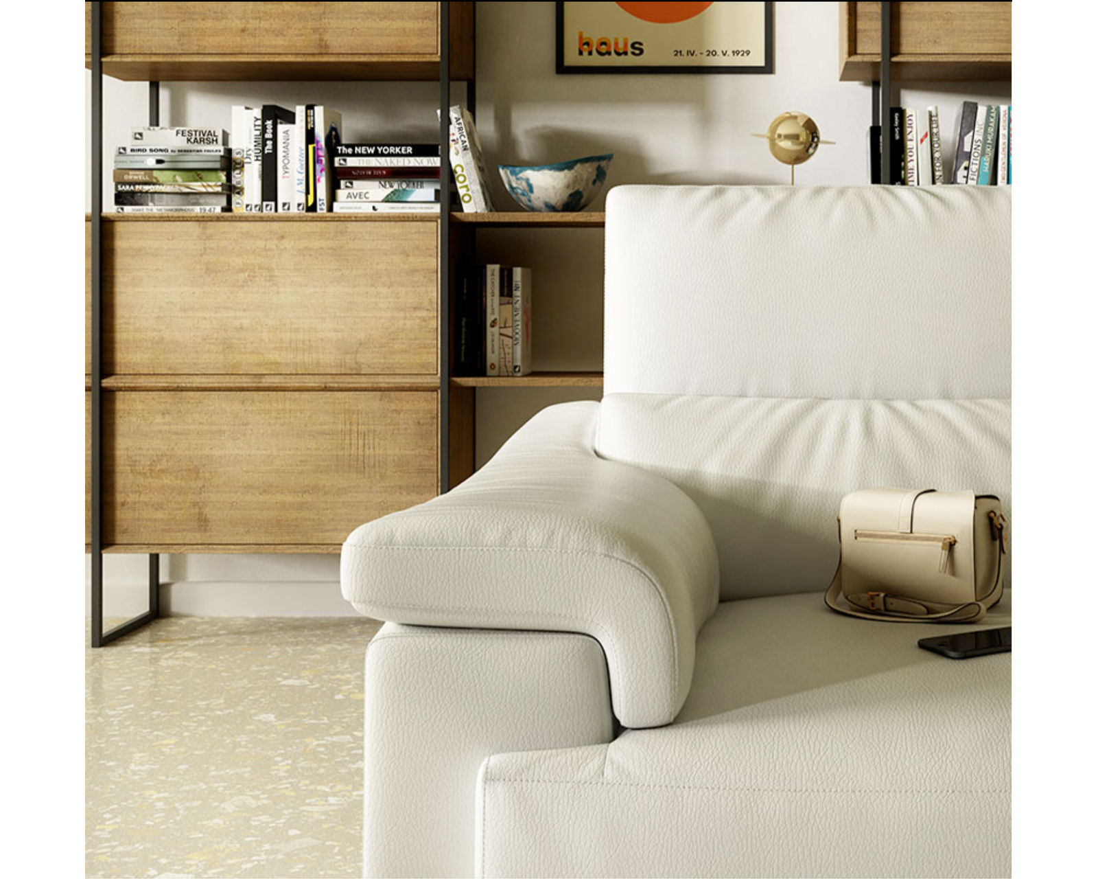 Brama C070 Triple Power Reclining Sectional (+40 fabrics)