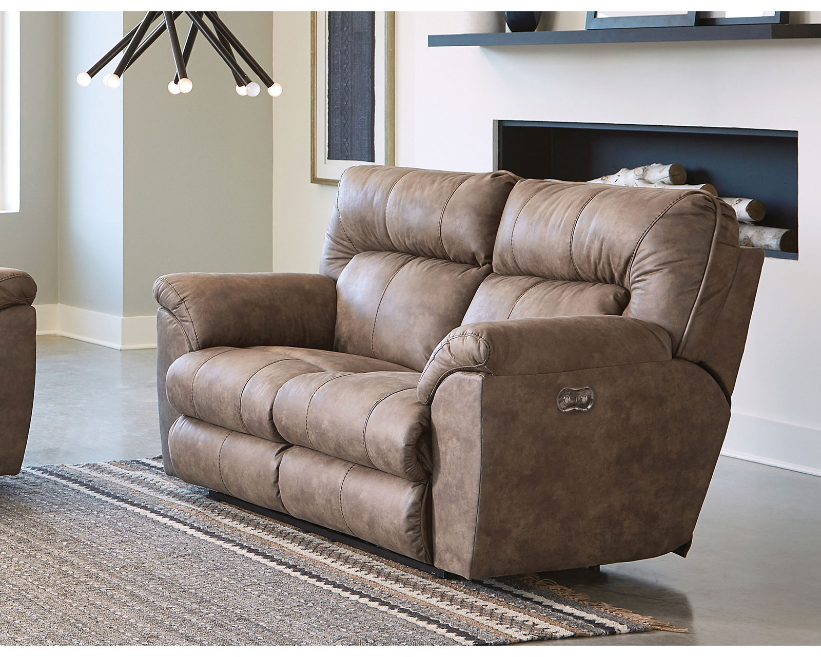 Hollins Wide Seat Power Reclining Sofa (88") In stock -  High Quality Steel Seat Box Frame