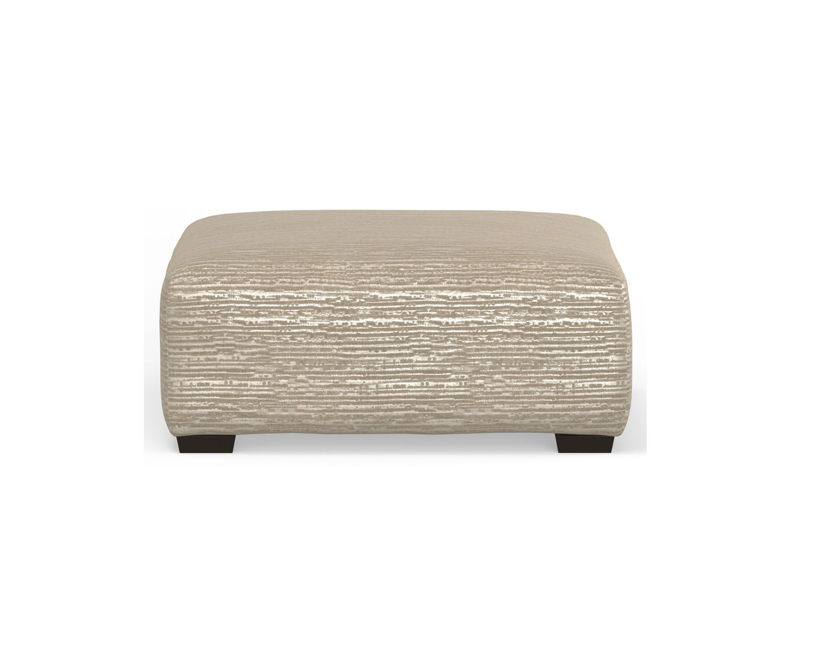 Hyde Park 94" Stationary Sofa (2 colors) includes pillows - Hyde Park Square Cocktail Ottoman in Porcelain
