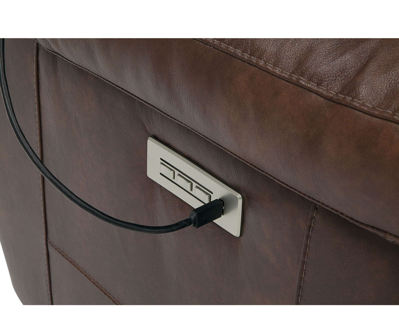 Kenaston 41064 Power Headrest Power Reclining Sectional (+50 fabrics) - Includes USB charging ports