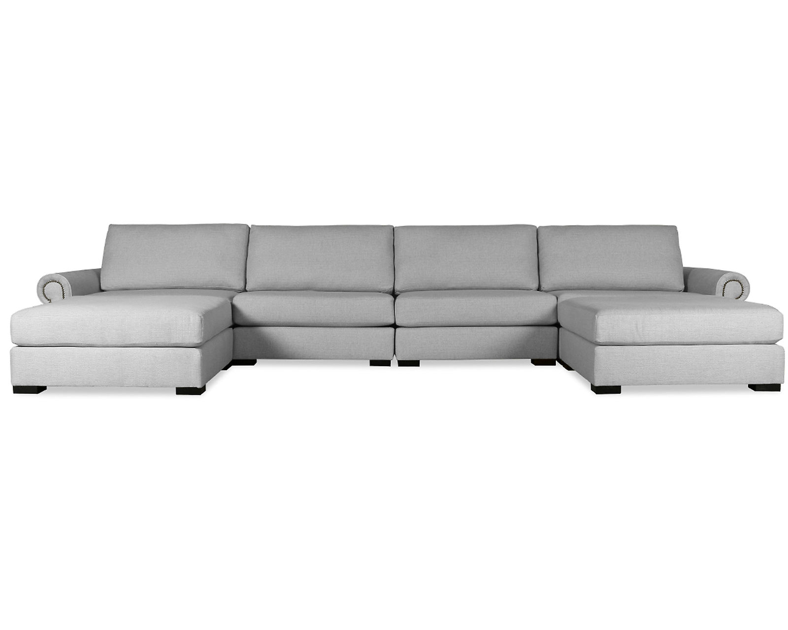 Sylviane 6 Pieces Modular Sectional (Choice of Colors) - Sylviane 6 Pieces Modular Sectional in Grey