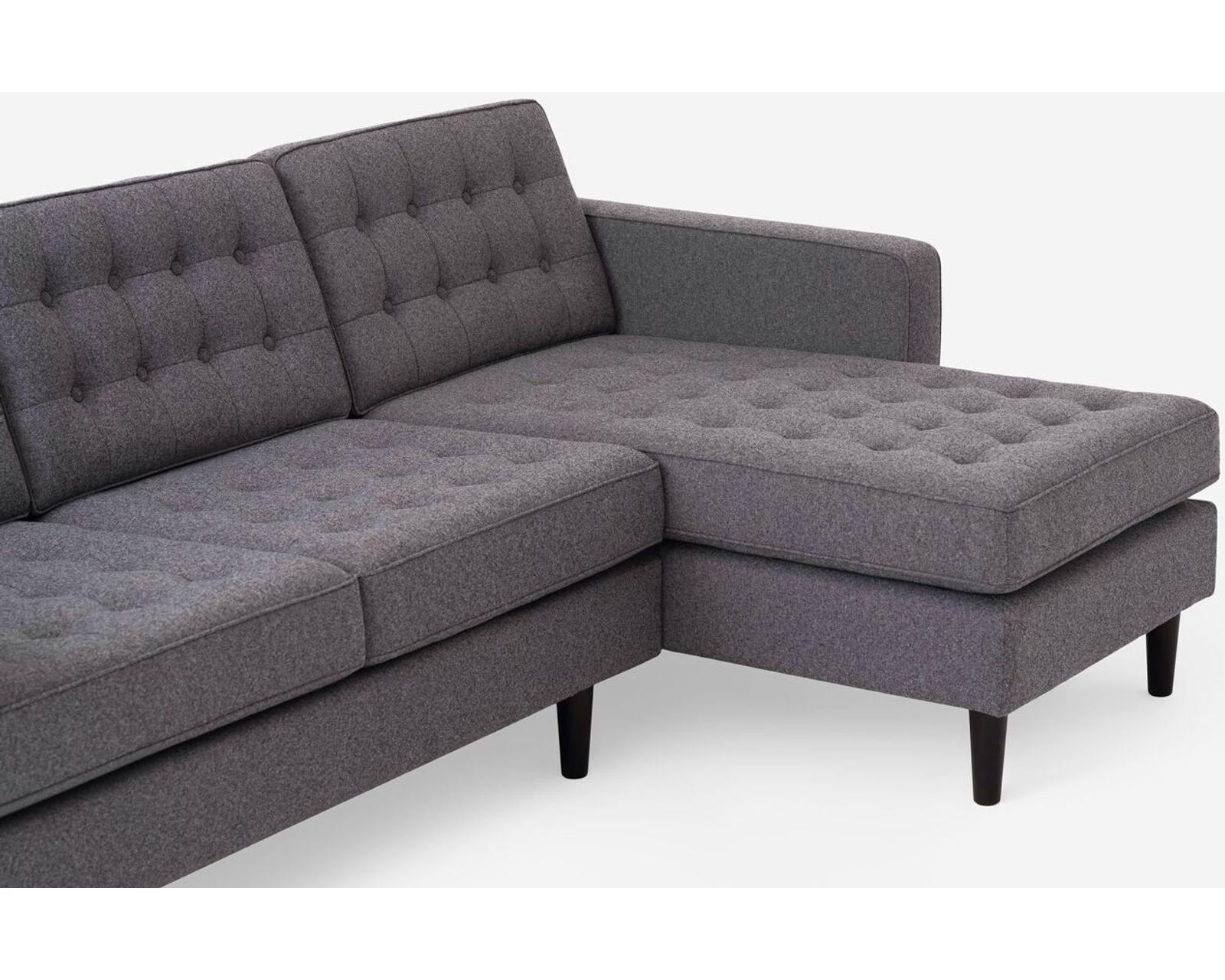 Reverie 77157 Sectional (92"wide - reversible) +50 fabrics - Layout A: Two Piece Chaise Sectional 96" x 56"