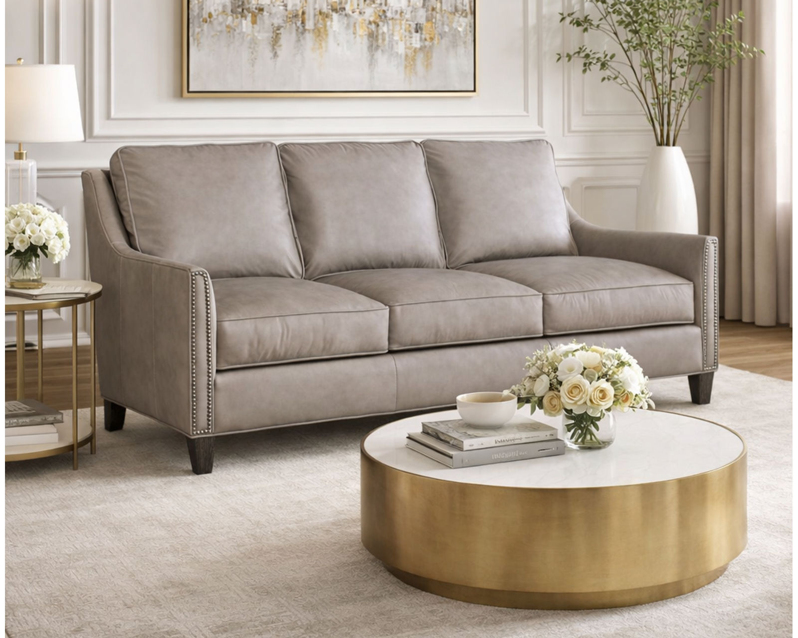Bradington Young Christopher Stationary Chair 8-Way Tie (In Stock) 318 - Christopher Sofa