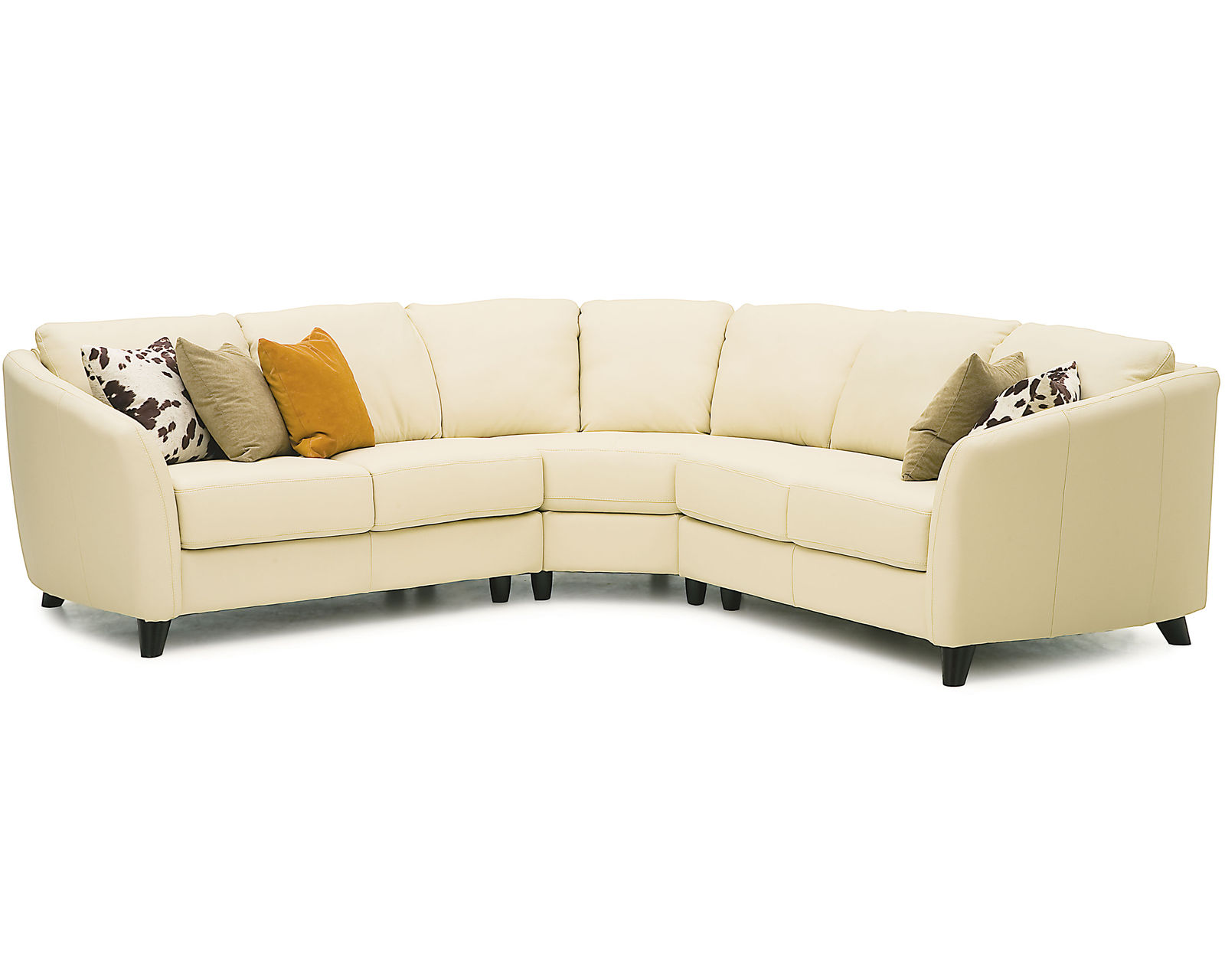Alula 77247 Sectional (+100 Leathers) - Layout E: Three Piece Sectional 99" x 99"