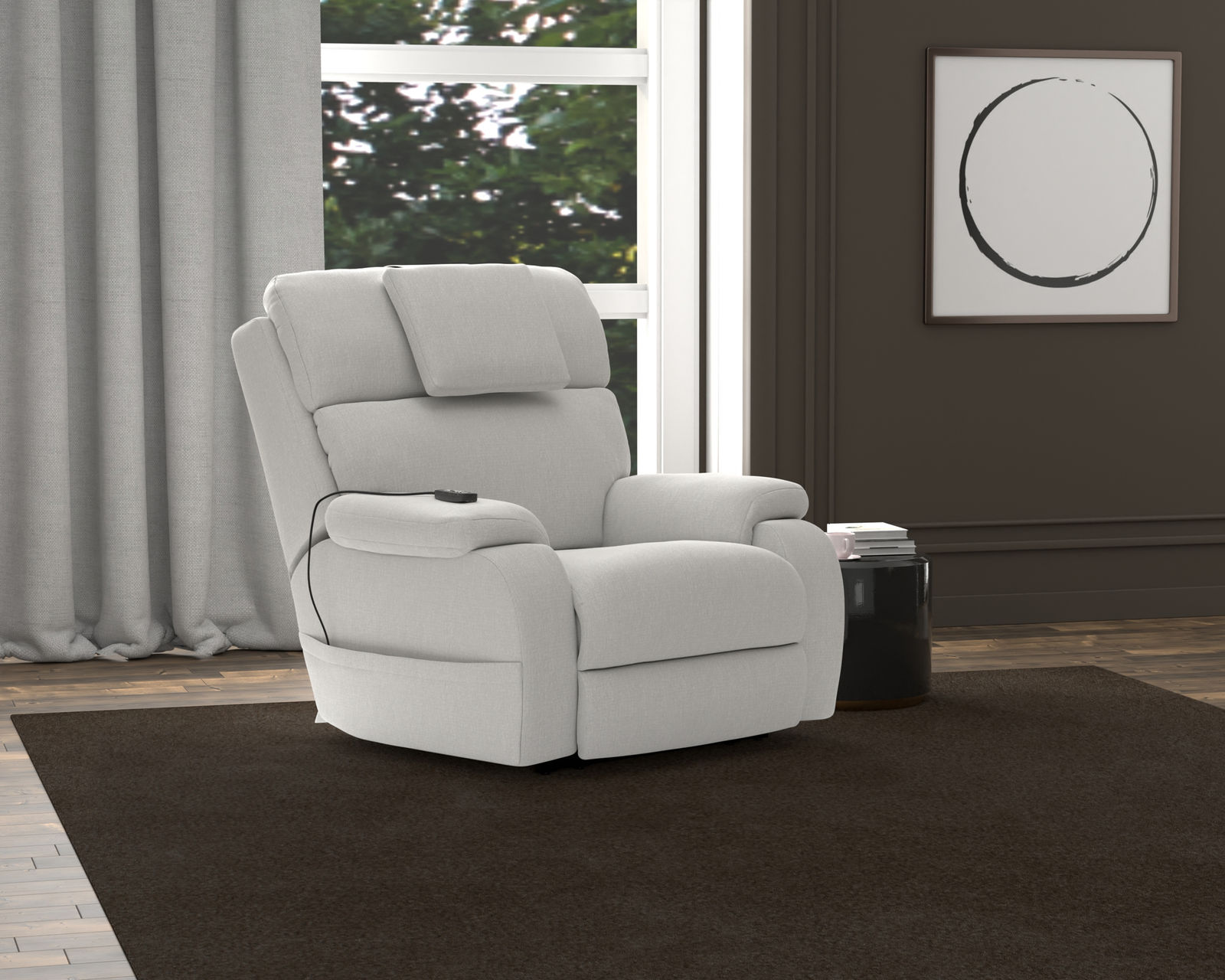 Snoozer Dual Power Lift Power Headrest Lay Flat Recliner with CR3 Heat & Massage + Zero Gravity (3 colors) - Zero Gravity Meets Deep-Tissue Relaxation.