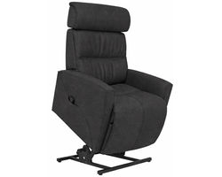 Milan 3 Motor Lift Reclining Fabric Chair Graphite  (IN STOCK)