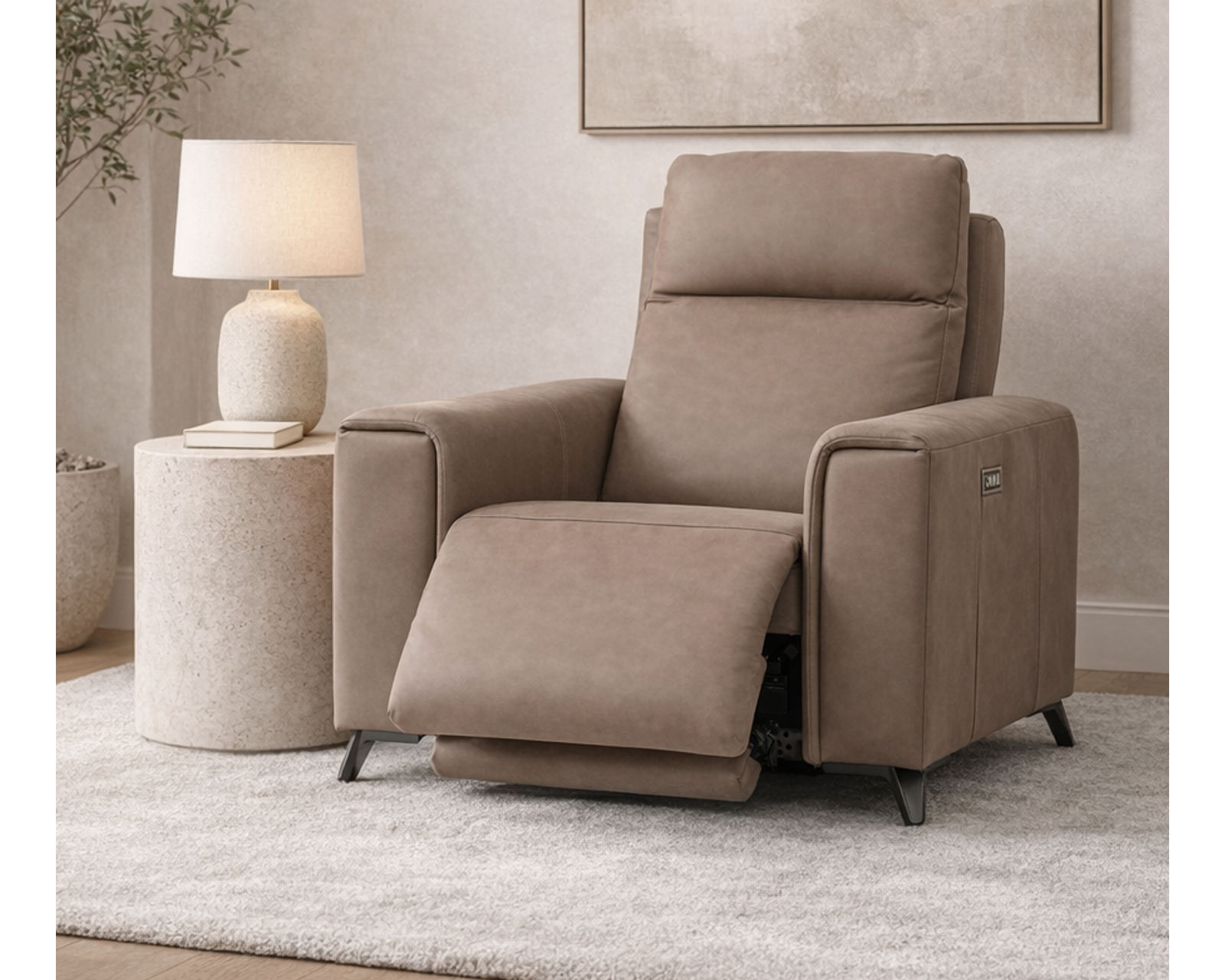 Fabrice Dual Power Reclining Sofa — Available in Standard & Wide Cushions, 140+ Leather Options, and 82", 86", or 114" Widths - Premium Comfort Without Compromise