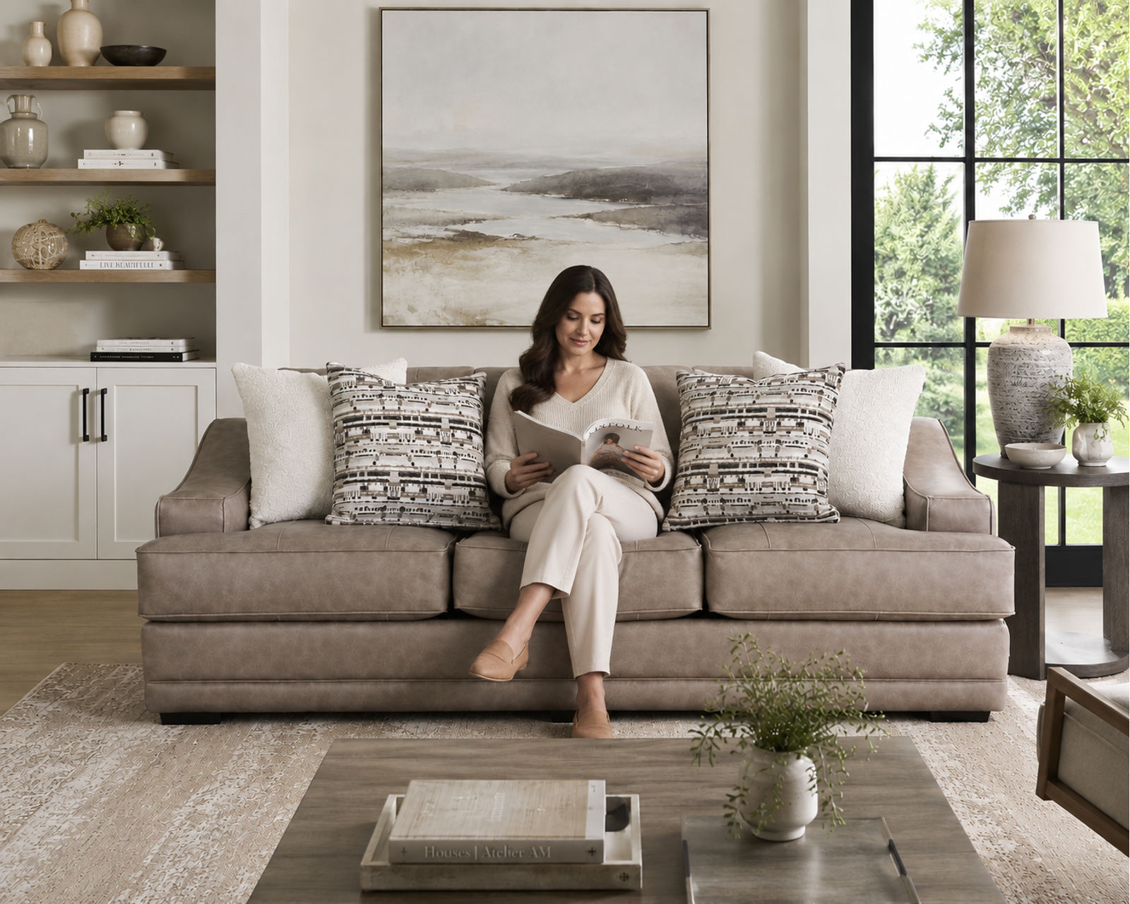 Granger 101" Extra-Wide Sofa (Bold Scale. Luxurious Comfort. Room to Truly Relax) - Luxury Looks. Beautiful Rooms. Surprisingly Affordable.