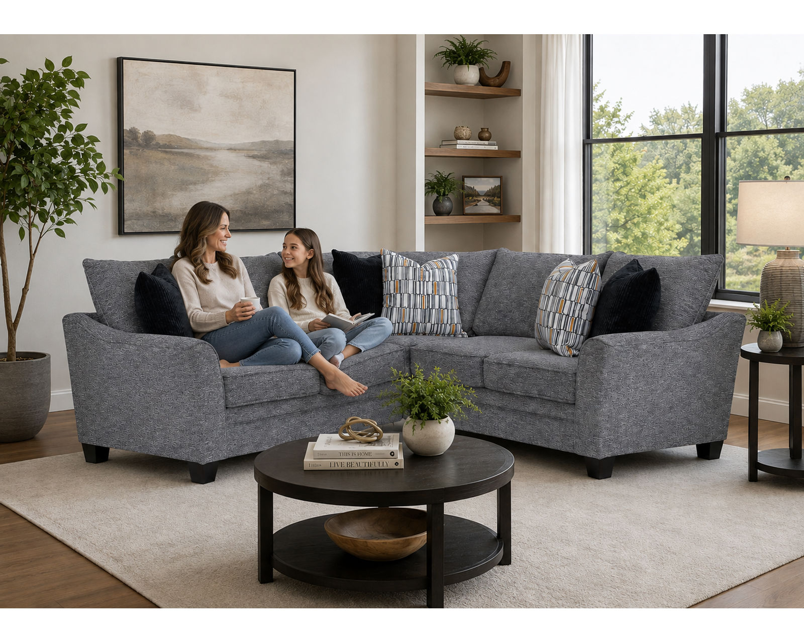 Paradox 983 Three Piece Sectional (Tailored Style. Everyday Comfort) - Franklin Brings the Room Together. Beautifully. Affordably.