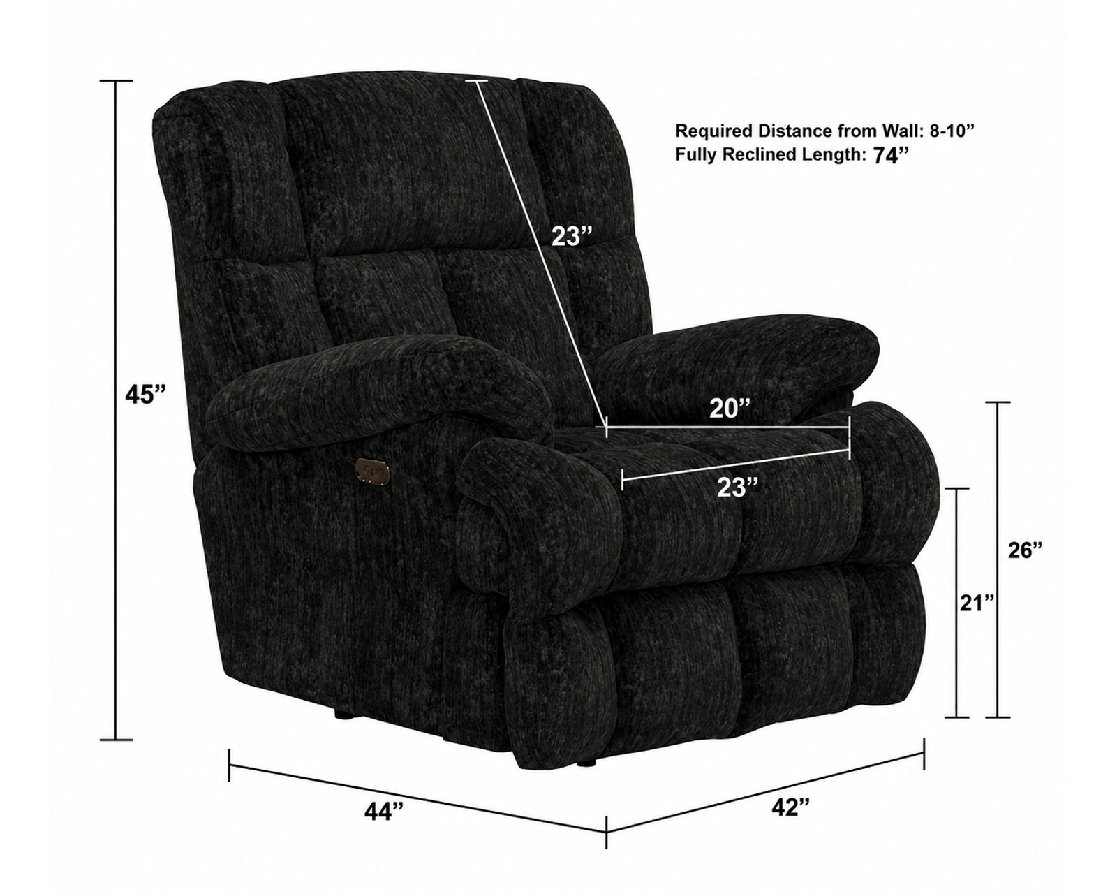 Cirrus Rocker Recliner or Power Lay Flat Recliner - Transitional Style. Deep-Cushioned Comfort. Relaxation Your Way (two colors) - America's Favorite Way to Unwind.