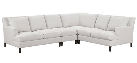 Layout C: Four Piece Sectional 129" x 104"
