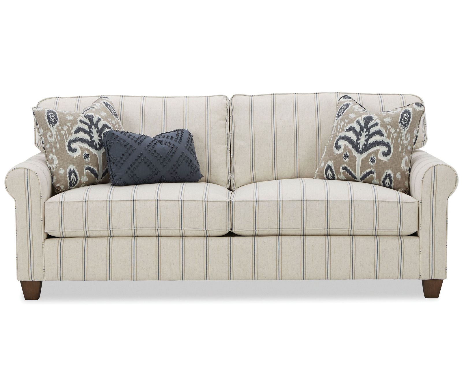Grandville 80" or 86" Stationary Sofa (Performance fabrics) 7174 - Grandville 86" Two Seat Cushion Sofa
