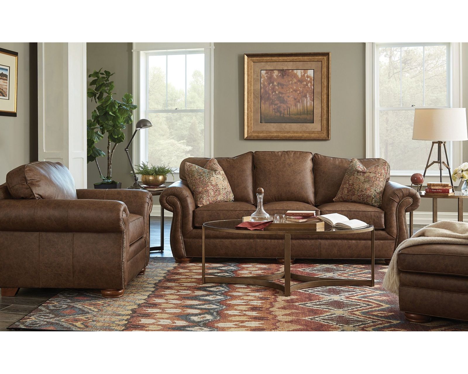 Laredo L2685 Leather Sofa 92" (+40 Premium Leathers) - Laredo L2685 Leather Sofa 92" (+40 Premium Leathers)
