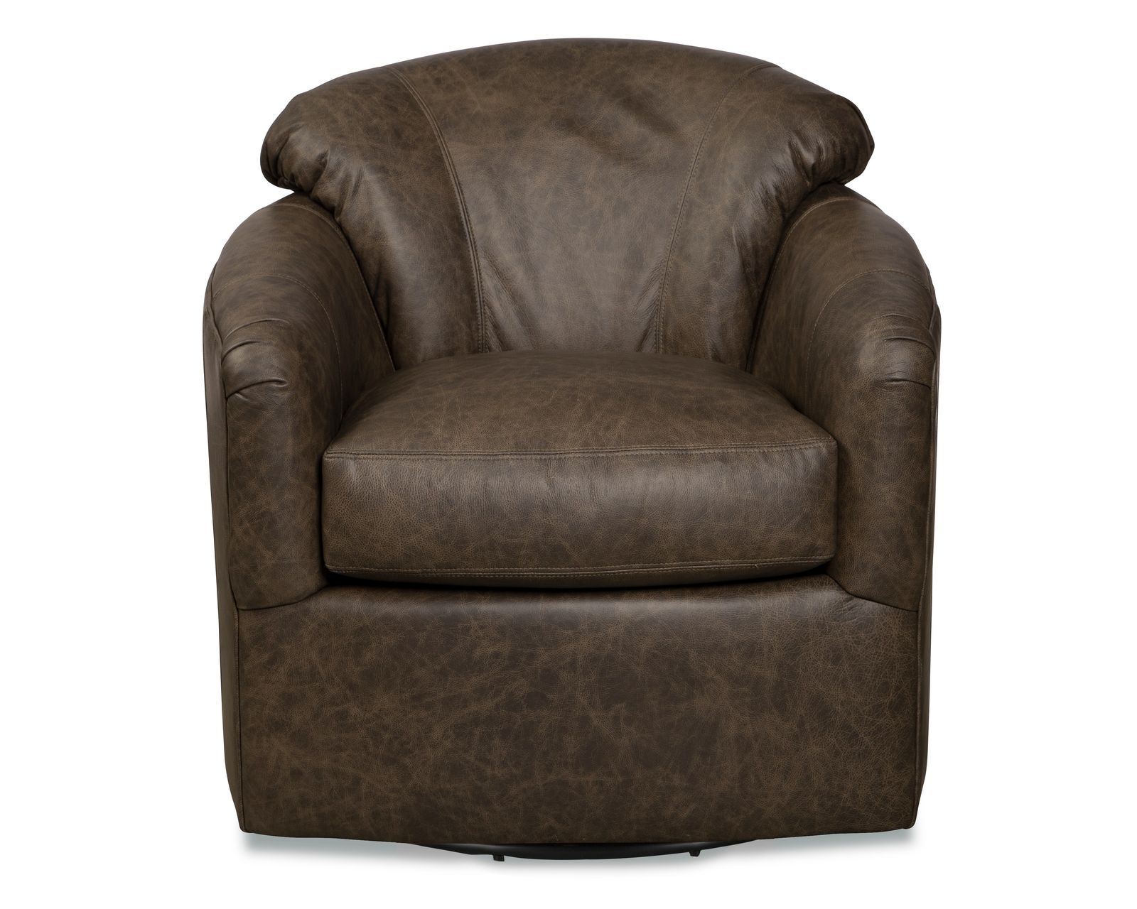 Troy L0404 Swivel Glider (+40 leathers) - +40 top-grain leathers and choice of nailhead trim
