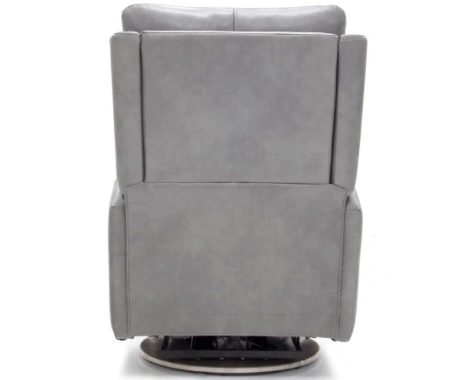 San Marco Swivel Recliner w/Power Recline, Power Head Rest & Power Lumbar (Lay Flat) - Dove (In stock)