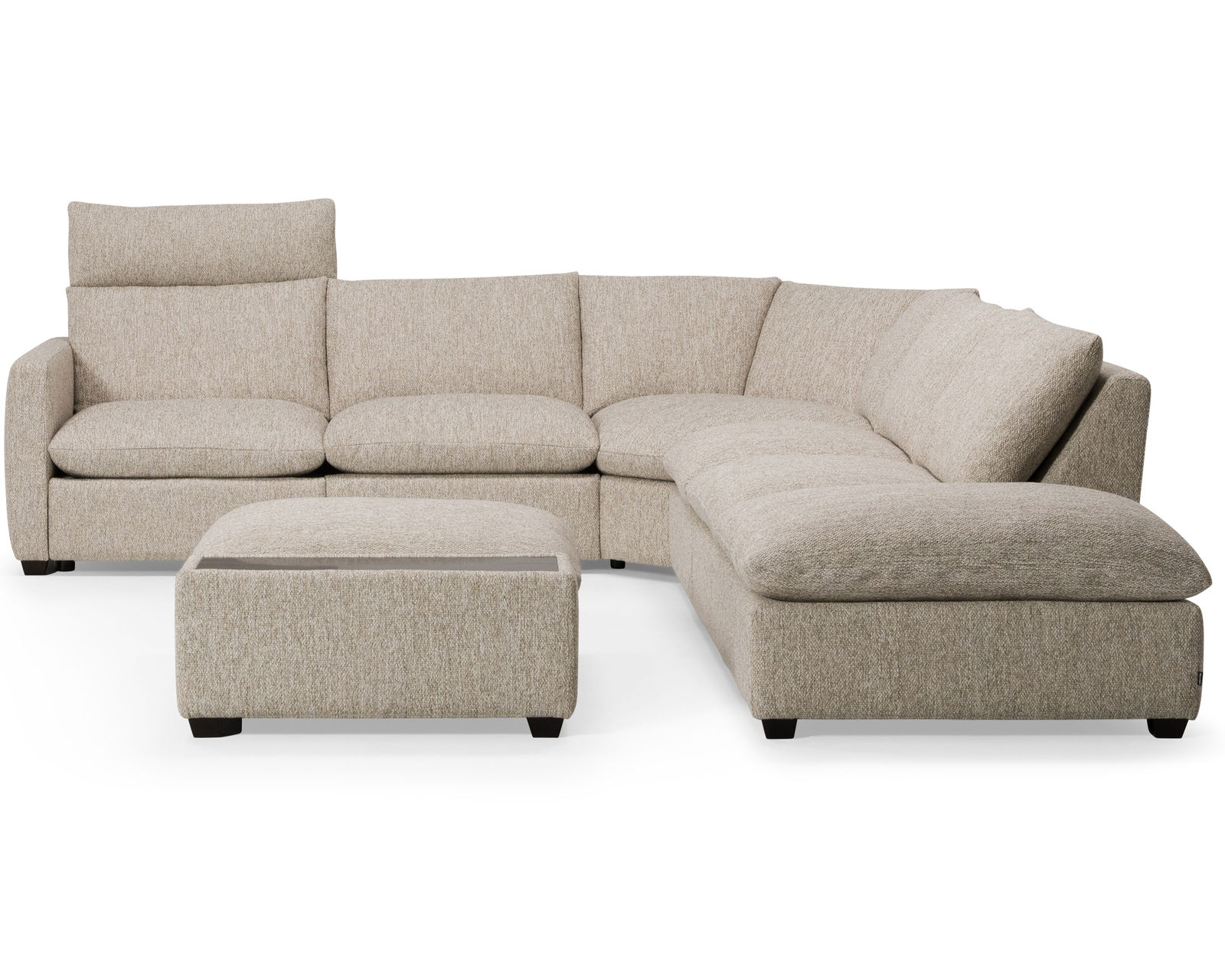 Laguna 77752 Power Reclining Sectional (+60 fabrics) - Layout N: Five Piece Reclining Sectional. 117" x 137"